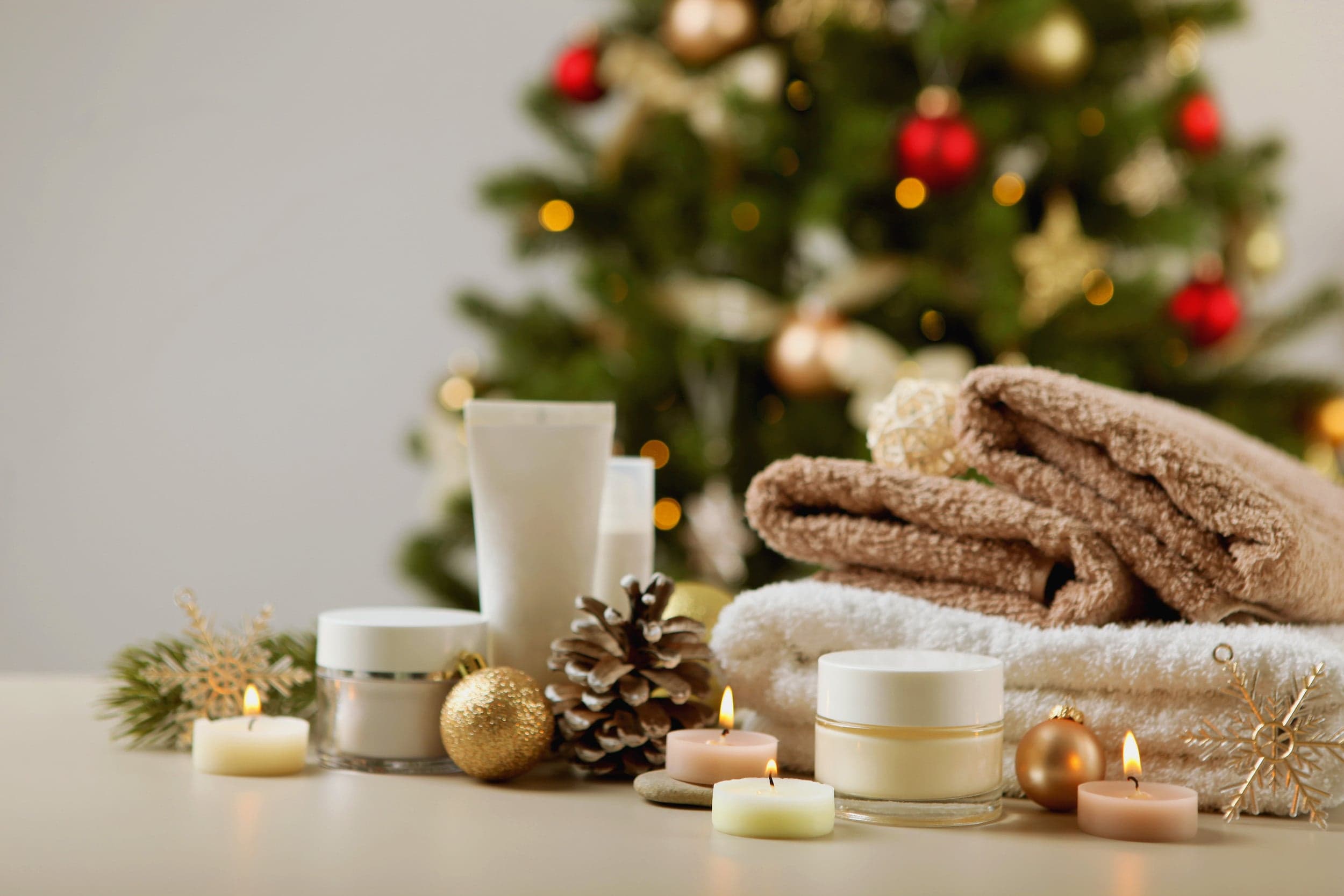 Spa products during christmas