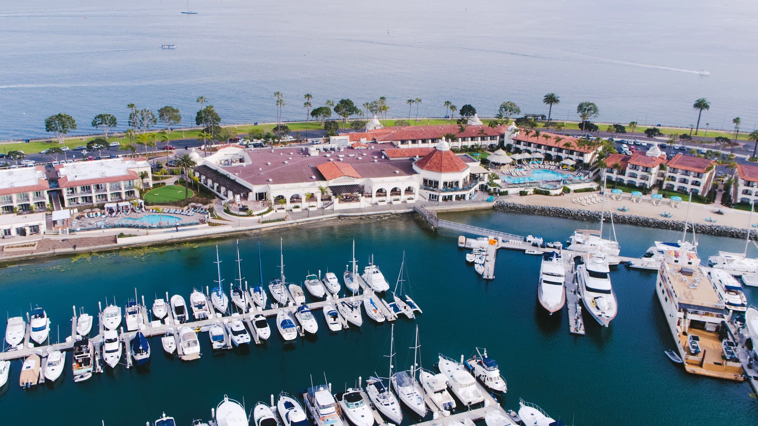 View of Kona Kai and the marina