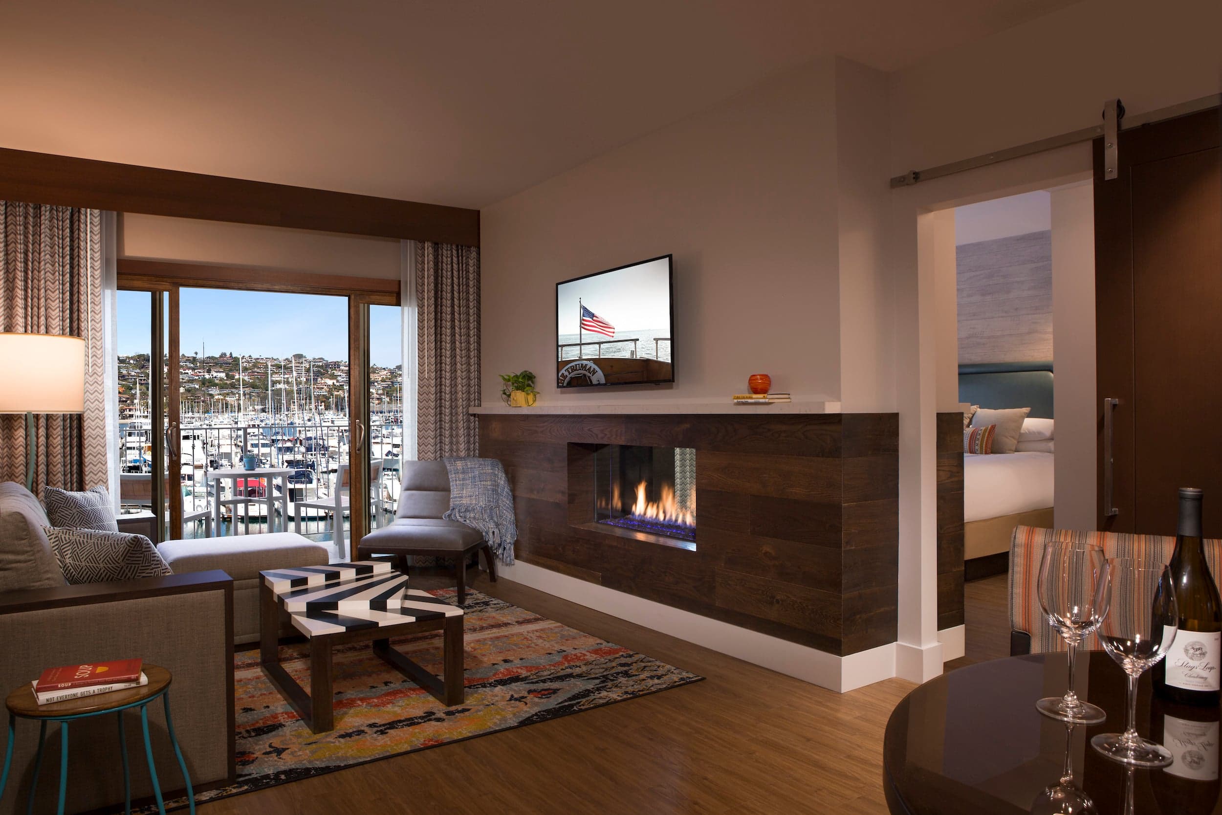 Waterview One Bedroom Suite Living Room