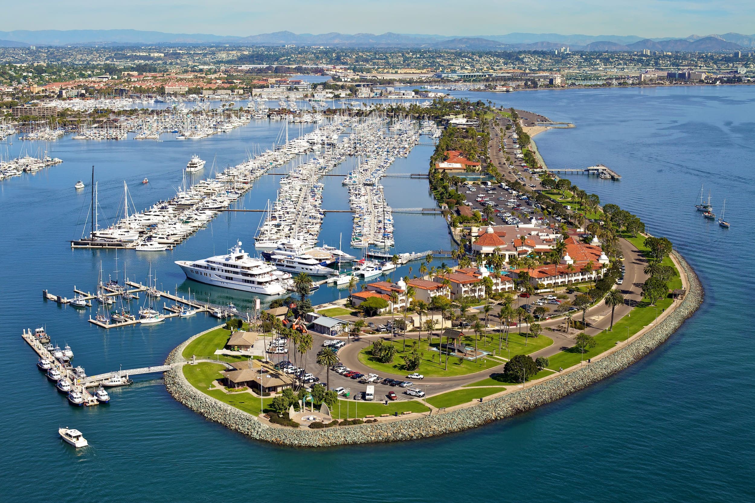 Aerial view of Kona Kai
