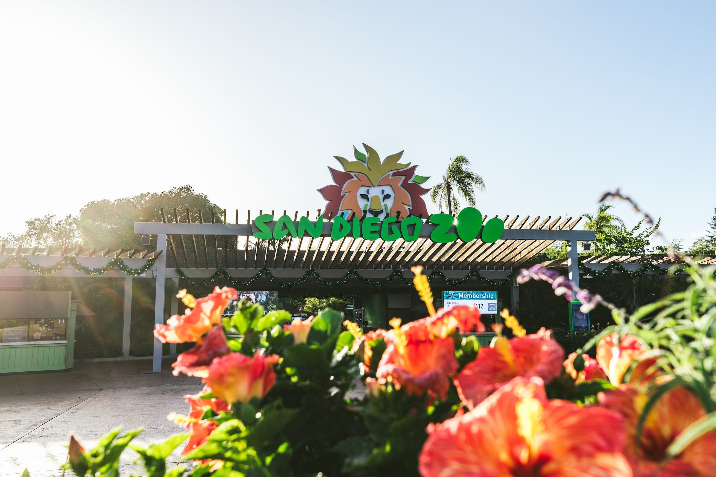 The Sa Diego Zoo entrance