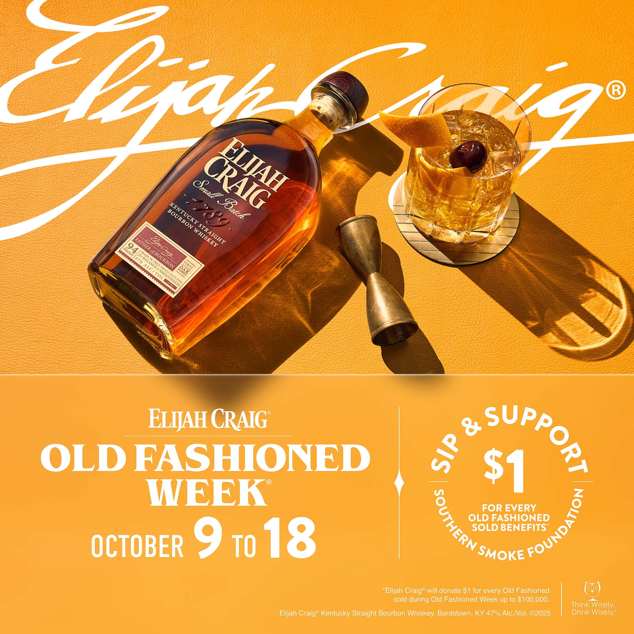 Old Fashioned Week With Elijah Craig Whiskey