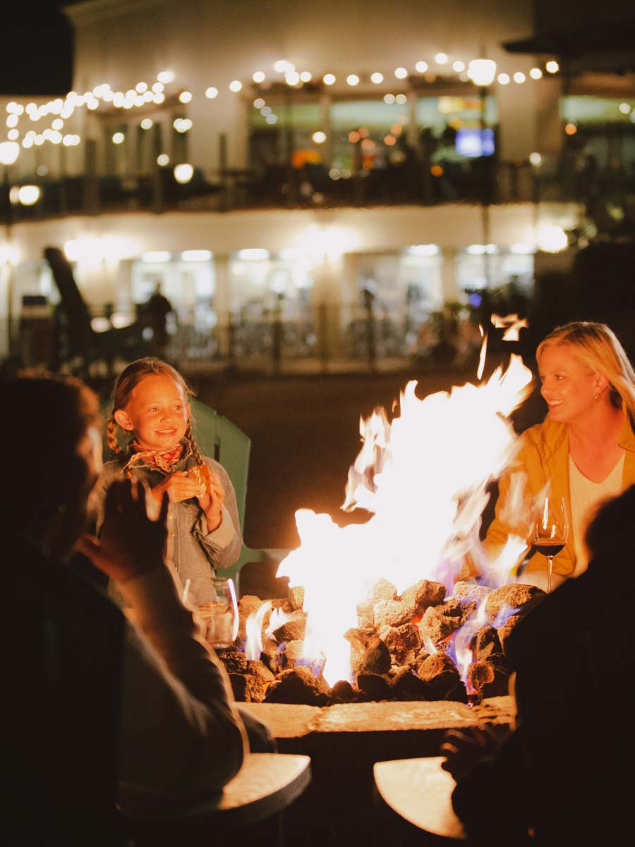beach bonfire San Diego at Hotel