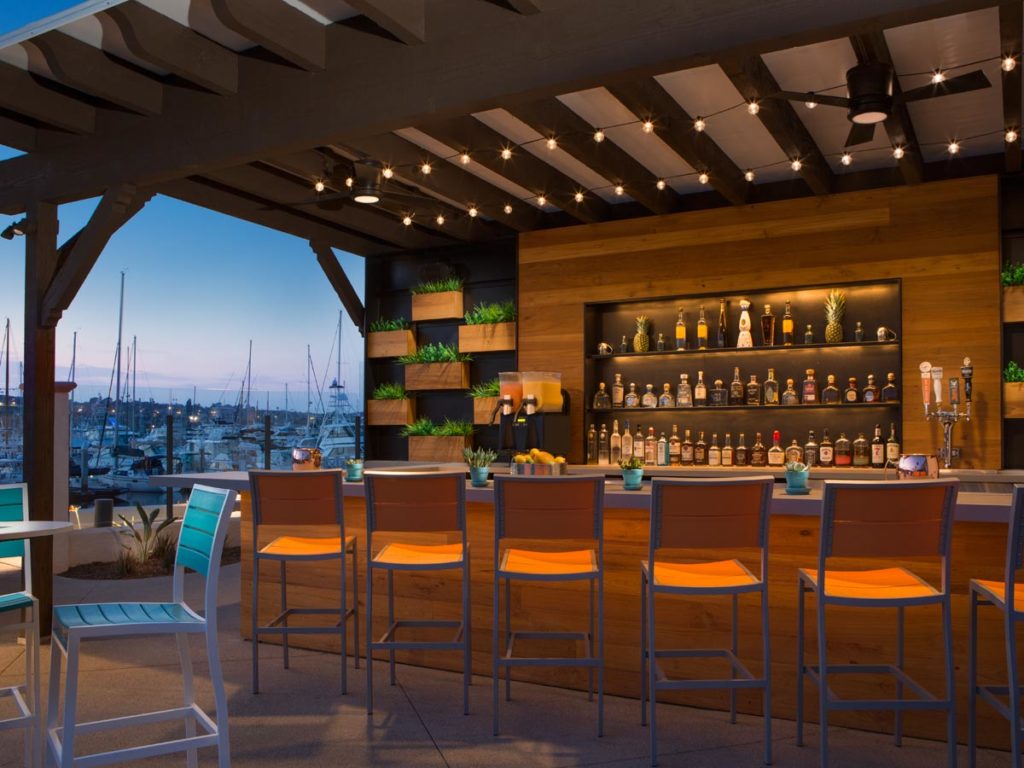 Paloma luxury pool bar in San Diego