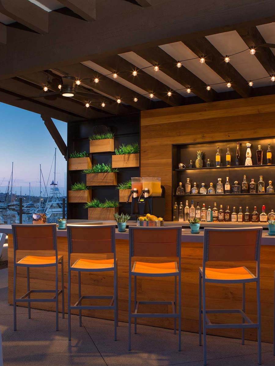 Paloma pool bar Shelter Island San Diego
