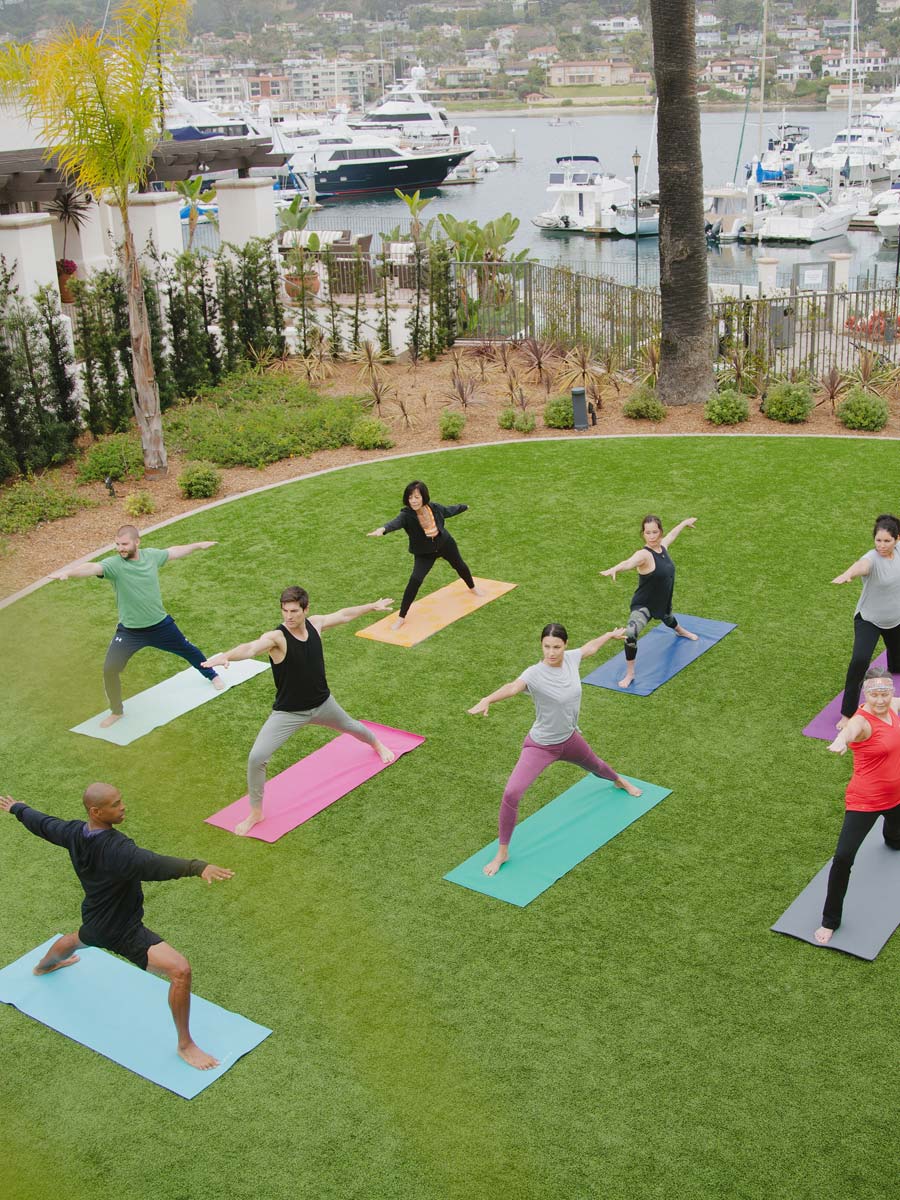 yoga at San Diego hotel