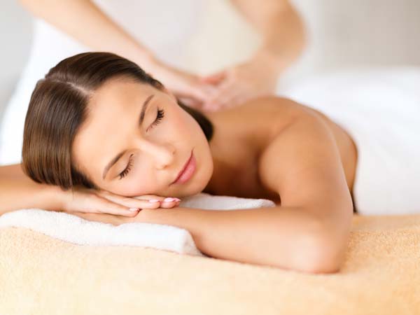 Lady Getting A Massage.
