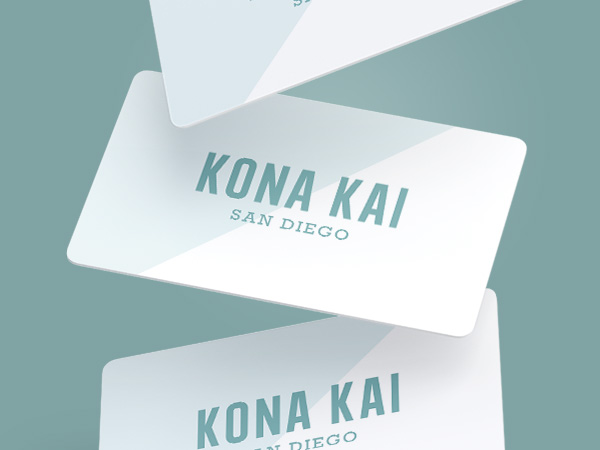 Kona Kai Gift Card.