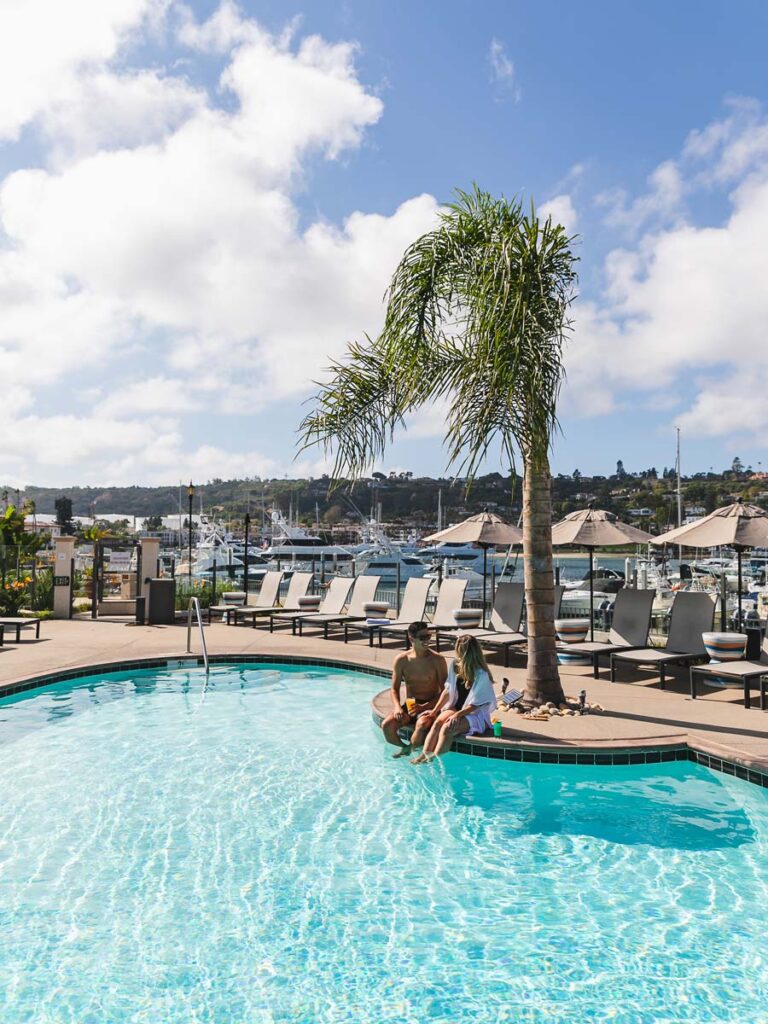 Couple At The Pool.